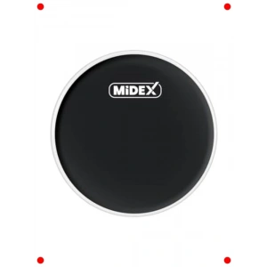 Siyah 22 İnç Kick Bas Davul Derisi - Güçlü Ton