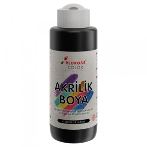 Siyah Akrilik Boya 120ml – Sanatçılar için