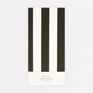 Siyah Çizgili Masa Örtüsü, Şık Tasarım