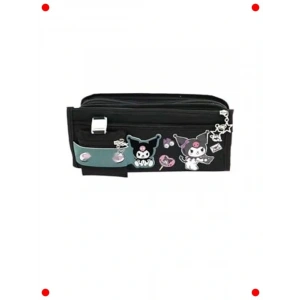 Siyah Çok Gözlü Yüksek Kapasiteli Kalem Kutusu