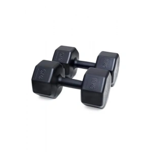 Siyah Dambıl Seti, 2 Adet 10 kg Ağırlığında