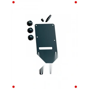 Siyah Elektro Gitar Aksesuar Kiti