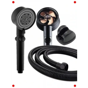 Siyah  Fanlı Duş Seti, 5 Fonksiyonlu