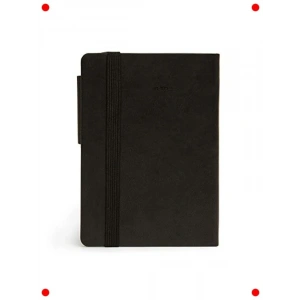 Siyah Kapak Cep Not Defteri 9.5 x 13.5 cm