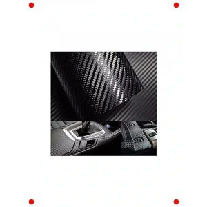 Siyah Karbon Kaplama Folyosu 127 cm x 20 cm