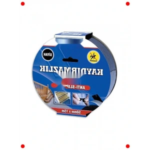 Siyah Kaydırmazlık Bandı - 50mm x 15 Metre