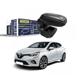 Siyah kol dayama aracı özel kapak, Renault Clio V HB 2013- uyumlu