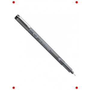 Siyah Pigment Liner İnce Uçlu Kalem 0.2 mm