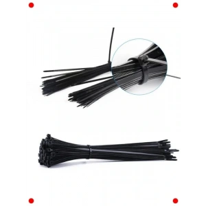 Siyah Plastik Kablo Bağı 3.6x370mm (100 Adet)