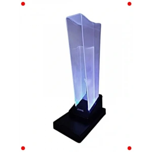 Siyah RGB Işıklı Oyuncu Kulaklık Standı