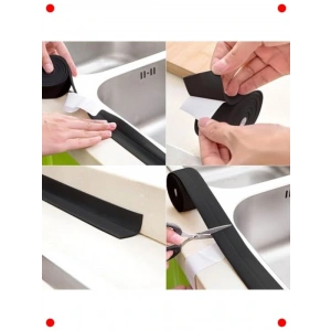 Siyah Su Geçirmez Lavabo/Küvet Kenar Bandı