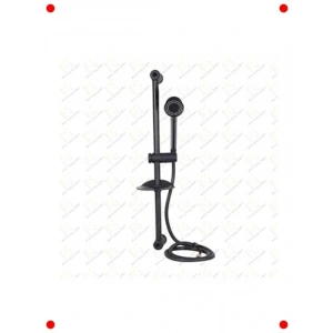 Siyah Sürgülü  Masaj & Sauna Etkili Duş Seti