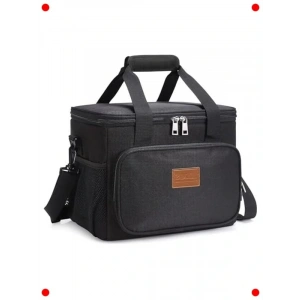 Siyah Termal Beslenme Çantası 15L (Soğuk/Sıcak)