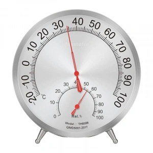 Siyah Termometre ve Nem Ölçer, Pratik Higrometre Modeli