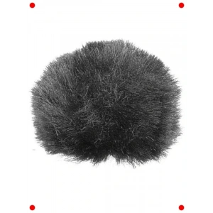 Siyah Yaka Mikrofonu Rüzgar Önleyici