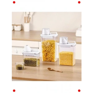 Sızdırmaz Ölçekli Çok Amaçlı Saklama Kabı, 2300ml