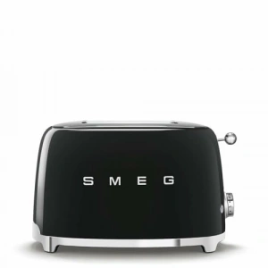 Smeg TSF01BLEU ekmek kızartma makinesi 2 diskler, siyah