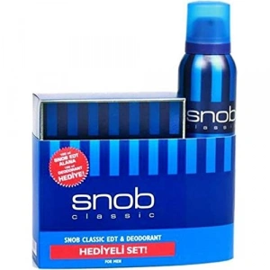 Snob Classic EDT+Deodnt Gift Set, 250 ml