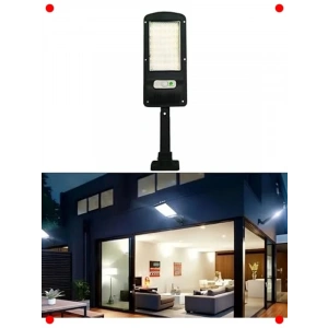 Solar 60W Sensörlü Dış Mekan Aydınlatma ve Kumanda