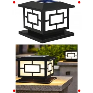 Solar Güneşli Bahçe Aydınlatması (2 Adet, Küp)