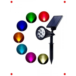 Solar Renk Değiştiren Bahçe Aydınlatması