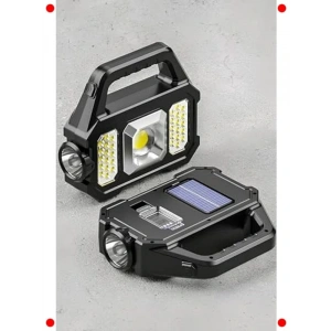 Solar Şarjlı Kamp Feneri ve Powerbank