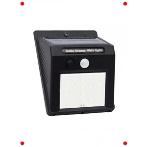 Solar Sensörlü Duvar Tipi 20 LED Dış Mekan Aplik Lamba