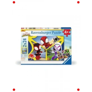 Spidey Temalı 2x24 Parça Çocuk Puzzle