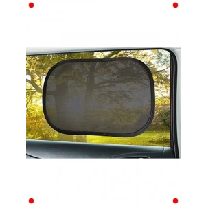 Statik Araç Güneşliği Seti (Siyah, 2li)