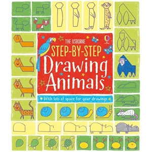 Step-by-Step Hayvan Çizimi Kitabı, Kağıt Kapak, Öğretici