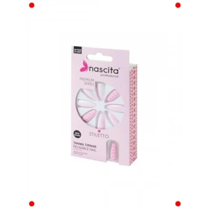 Stiletto Model 24lü Renkli Takma Tırnak Seti