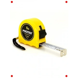 Stoplu Çelik Şerit Metre 5m x 25mm