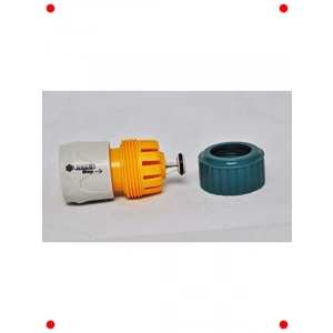 Stoplu Hortum Bağlantı Adaptörü 3/4