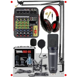 Stüdyo Kayıt Seti: Mikrofon, Mikser, Kulaklık ve Efektler