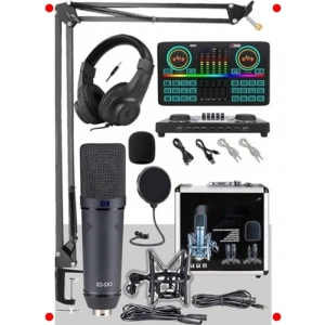 Stüdyo Kayıt Seti: Mikrofon, Ses Kartı ve Ekipmanları