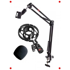 Stüdyo Mikrofon Seti: Stand, Şok Tutucu, Sünger