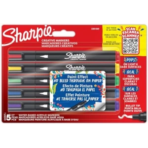 Su Bazlı Akrilik Marker Kalem Seti, 5 Adet