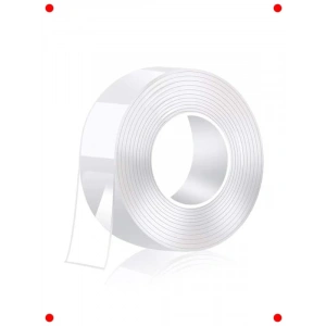 Su Geçirmez Şeffaf Çift Taraflı Nano Bant 2 Metre