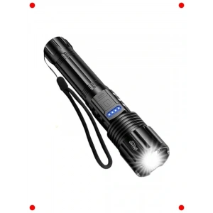 Su Geçirmez USB Şarjlı Taktik El Feneri