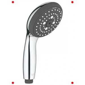 Su Tasarruf 3 Akışlı Krom El u Başlığı, Kireç Önleyici