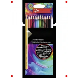 Sulu Boya Etkili Kuru Boya Kalemi Seti - 12li