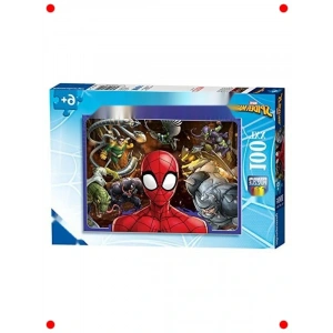 Süper Kahraman Temalı Yapboz - 100 Parça