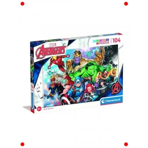 Süper Kahramanlar Temalı Yapboz - 104 Parça