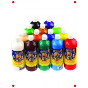 Süper Yıkanabilir Tempera Sulu Boya - Sarı 1000 ML