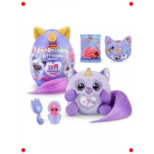 Sürpriz Krem Kuyruklu Kedi Figürü