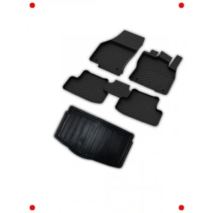 T-Cross Uyumlu 4D Paspas & Alt 3D Bagaj Havuzu (2019+)