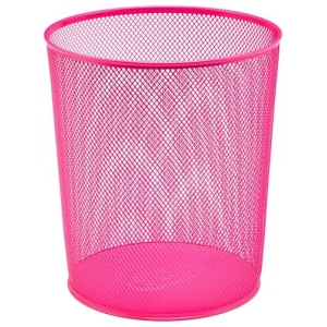 Tam Delikli Çöp Kovası Pembe