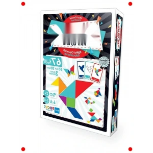 Tangram Zeka Oyunu - 67 Parça ometrik Yapboz