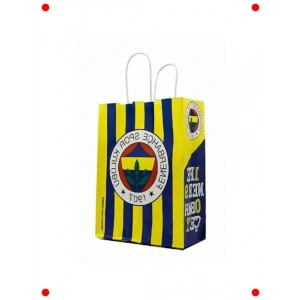 Taraftar Temalı Lisanslı Hediye Kağıt Çantası (2 Adet)