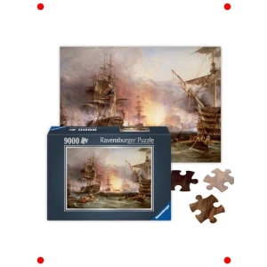 Tarihi Savaş Temalı Dev Yapboz (9000 Parça)